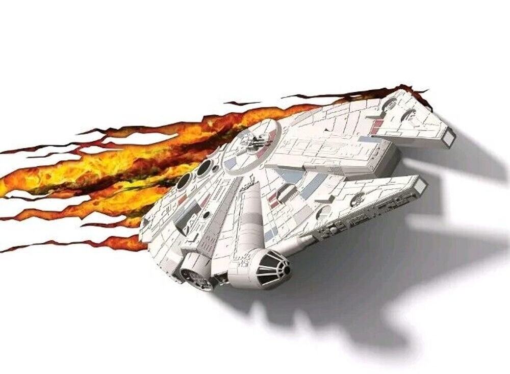 Star Wars Millennium Falcon 3D Deco LED Light Lamp Room Decor